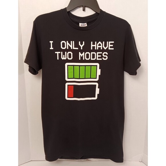 Vtg Y2K Computer PC T-shirt Men S Black "Only Have Two Nodes" Geek Nerd Internet - Picture 1 of 9